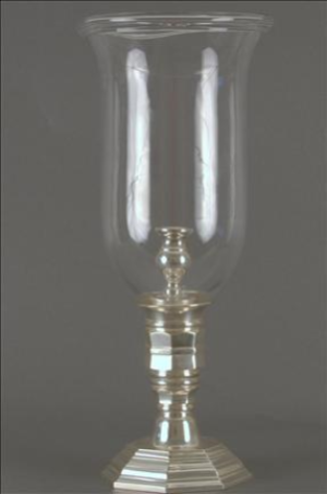 PHOTOPHORE CLEAR FLUTED L SILVER