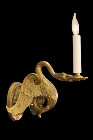 Decorative Sconce Swan 