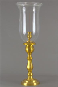ENGLISH CANDLESTAND CLEAR FLUTED L FRENCH BRONZE