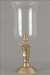 PHOTOPHORE CLEAR FLUTED L BRASS